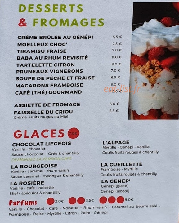 La Grignoterie — carte page 3