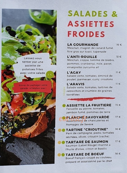 La Grignoterie — carte page 1