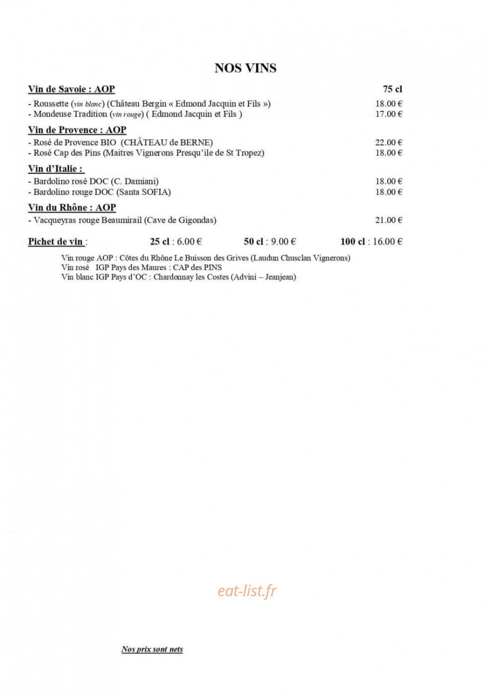 Le Matefaim — carte page 6