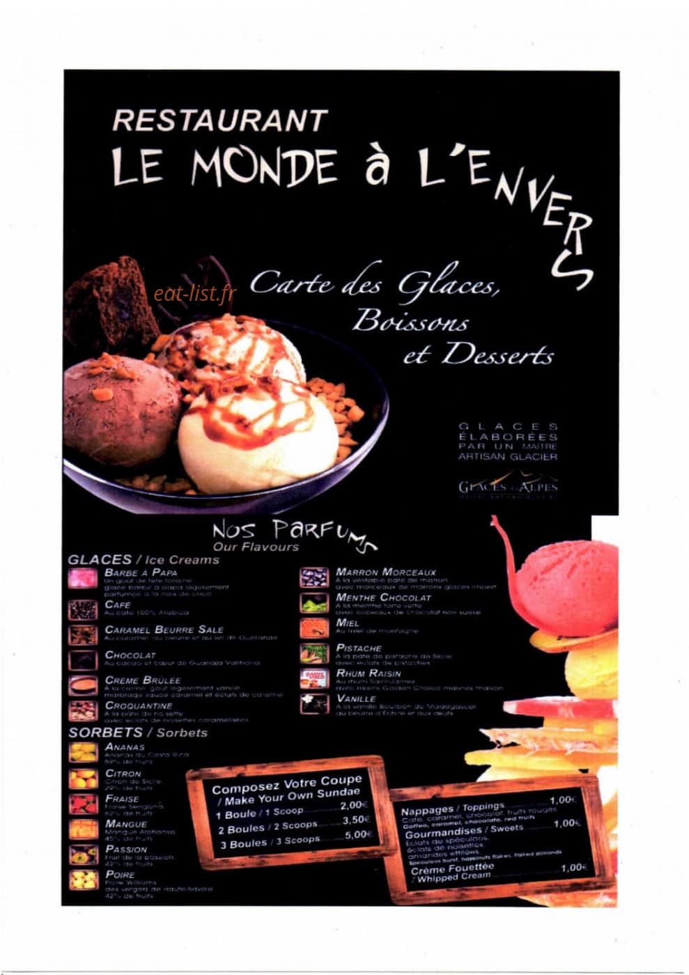 Le Monde a L'Envers — carte page 11