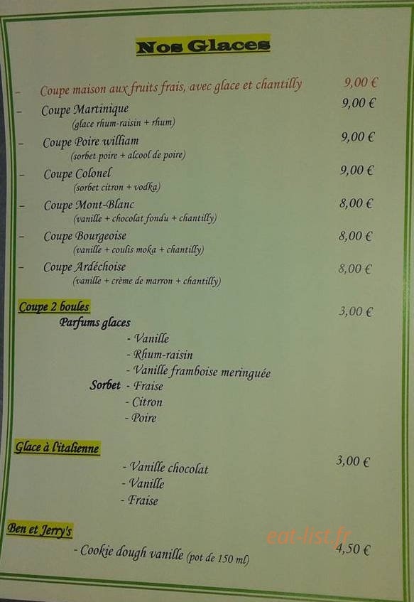 Le relais des vallées — carte page 4