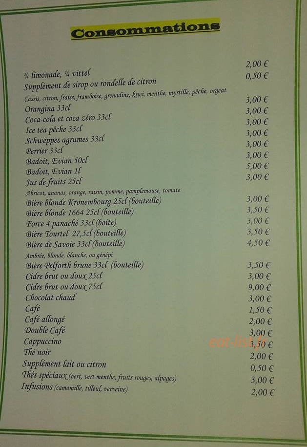 Le relais des vallées — carte page 3