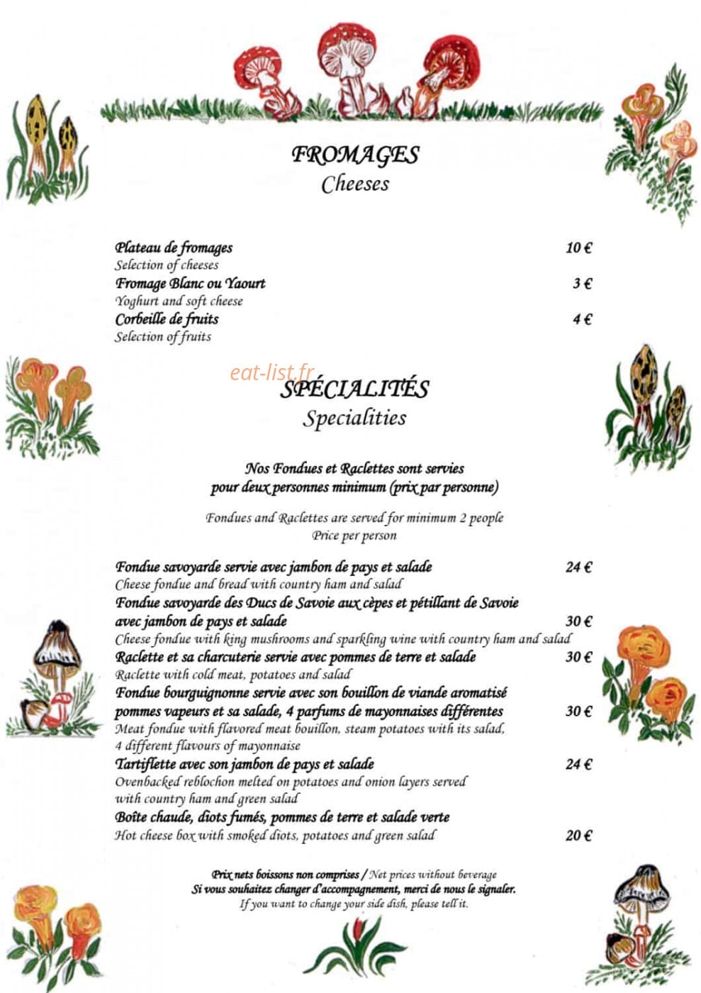 Neige et Roc — carte page 2