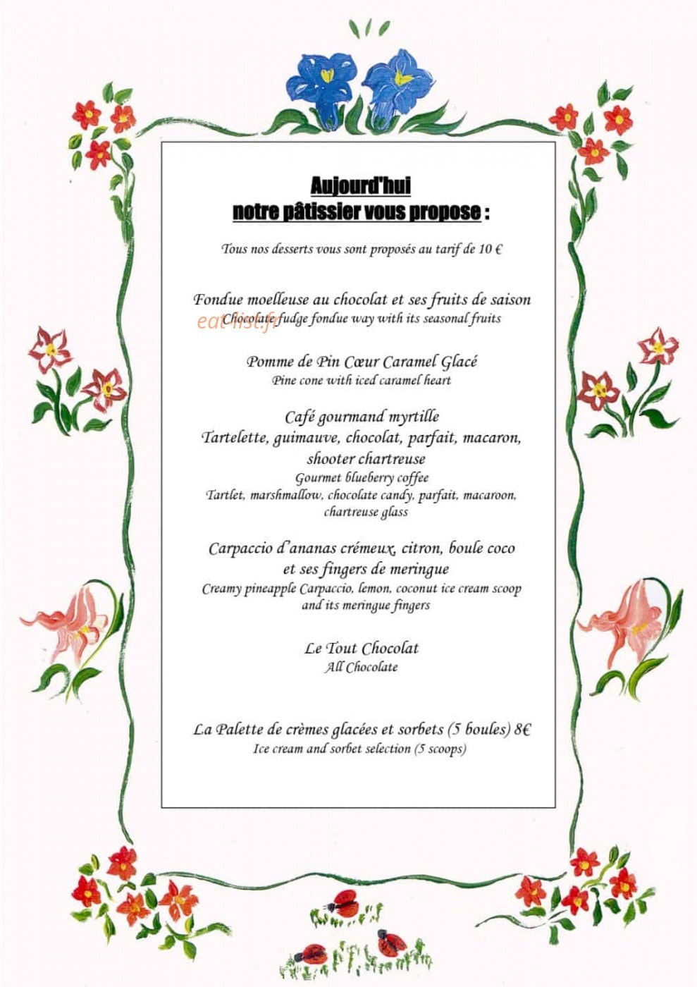 Neige et Roc — carte page 4