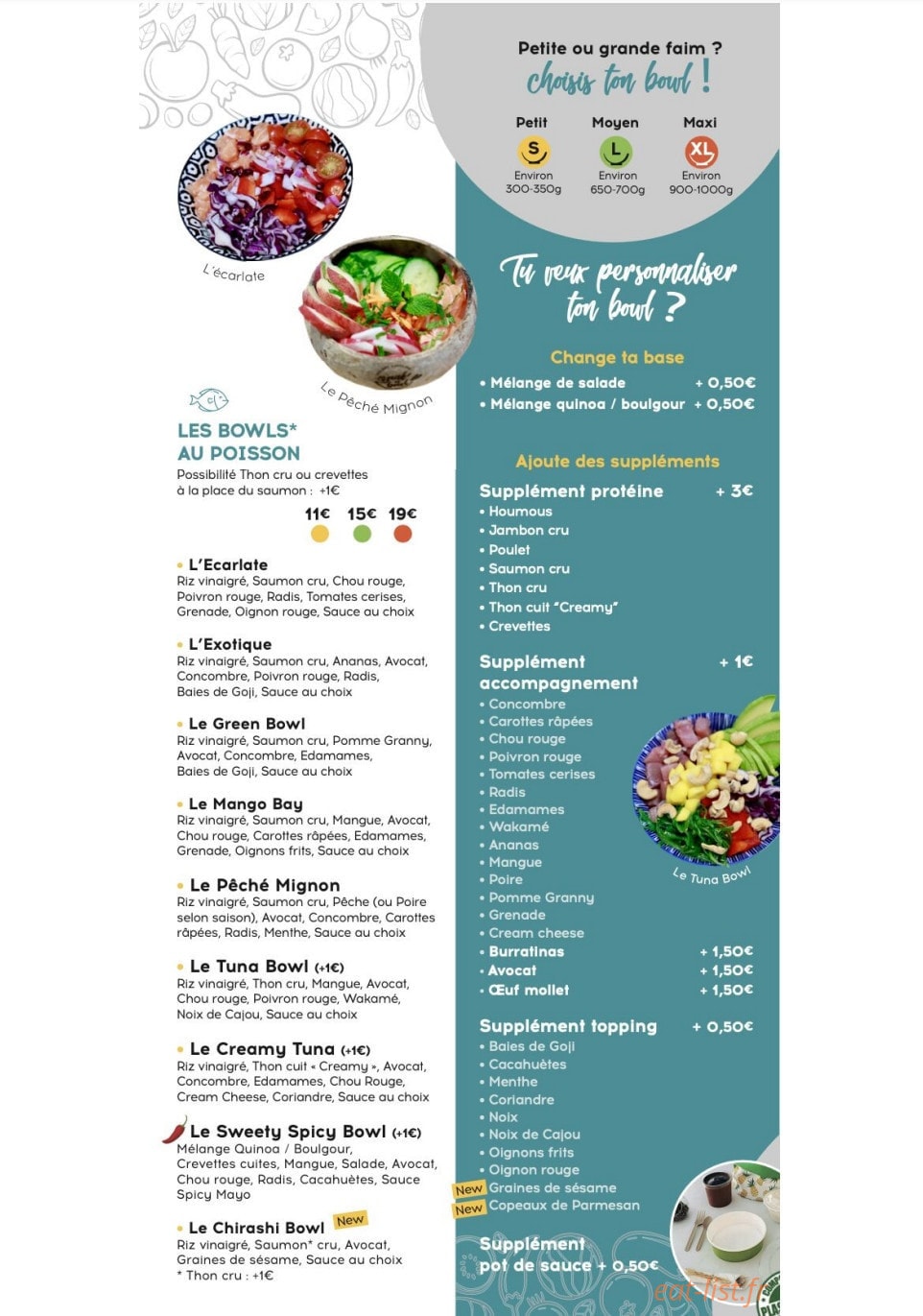 Break'in Bowl — carte page 2