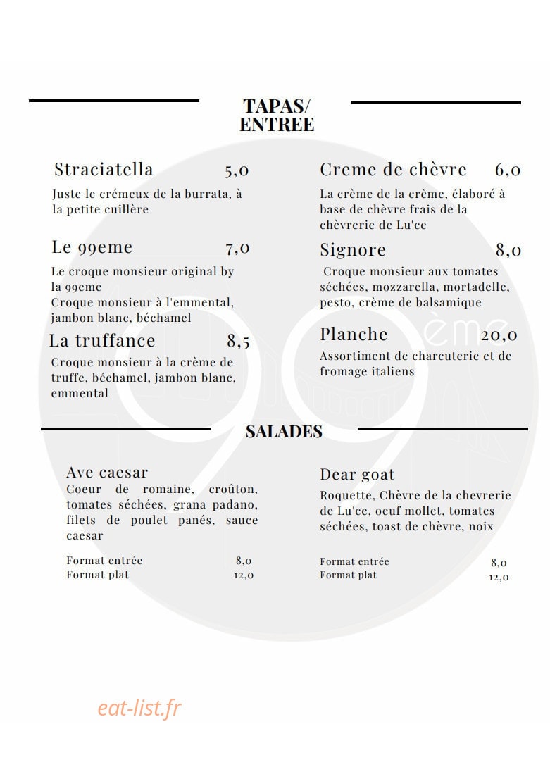 99ème — carte page 2