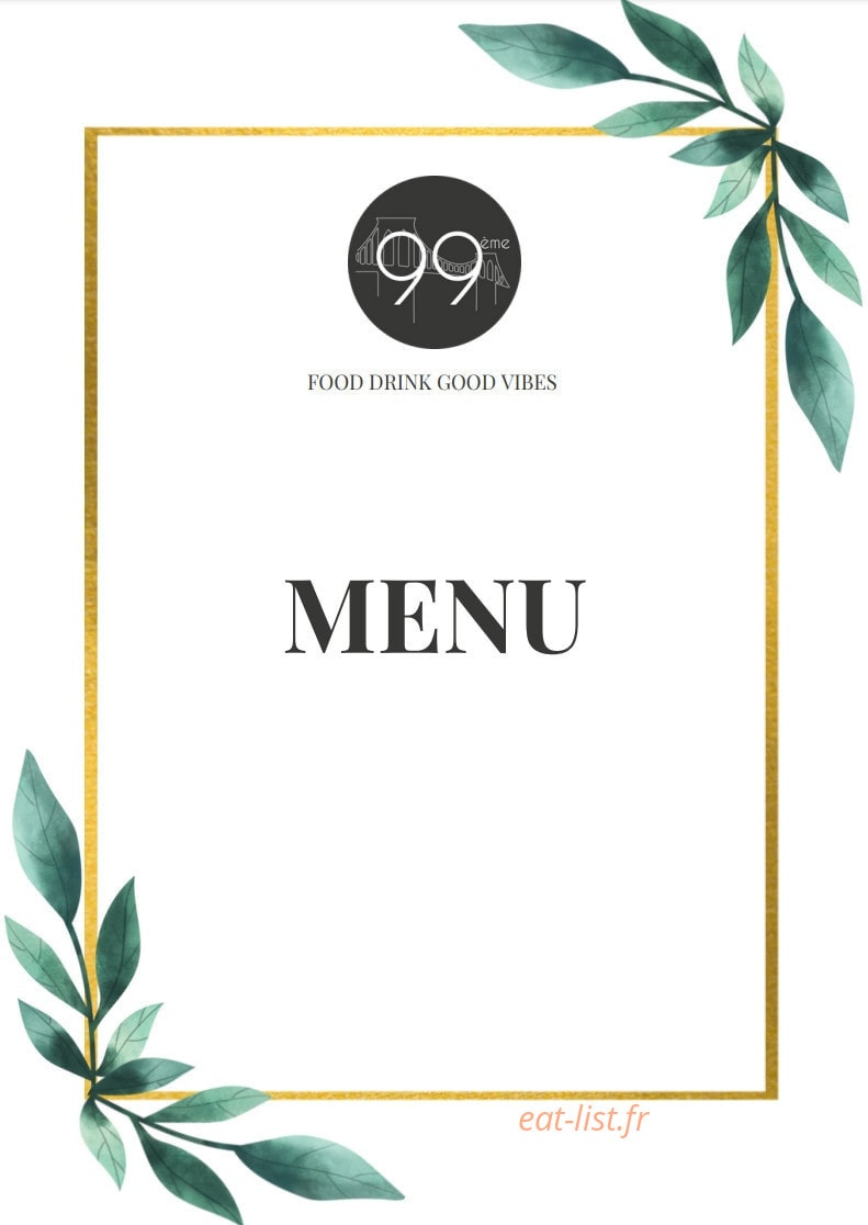 99ème — carte page 1