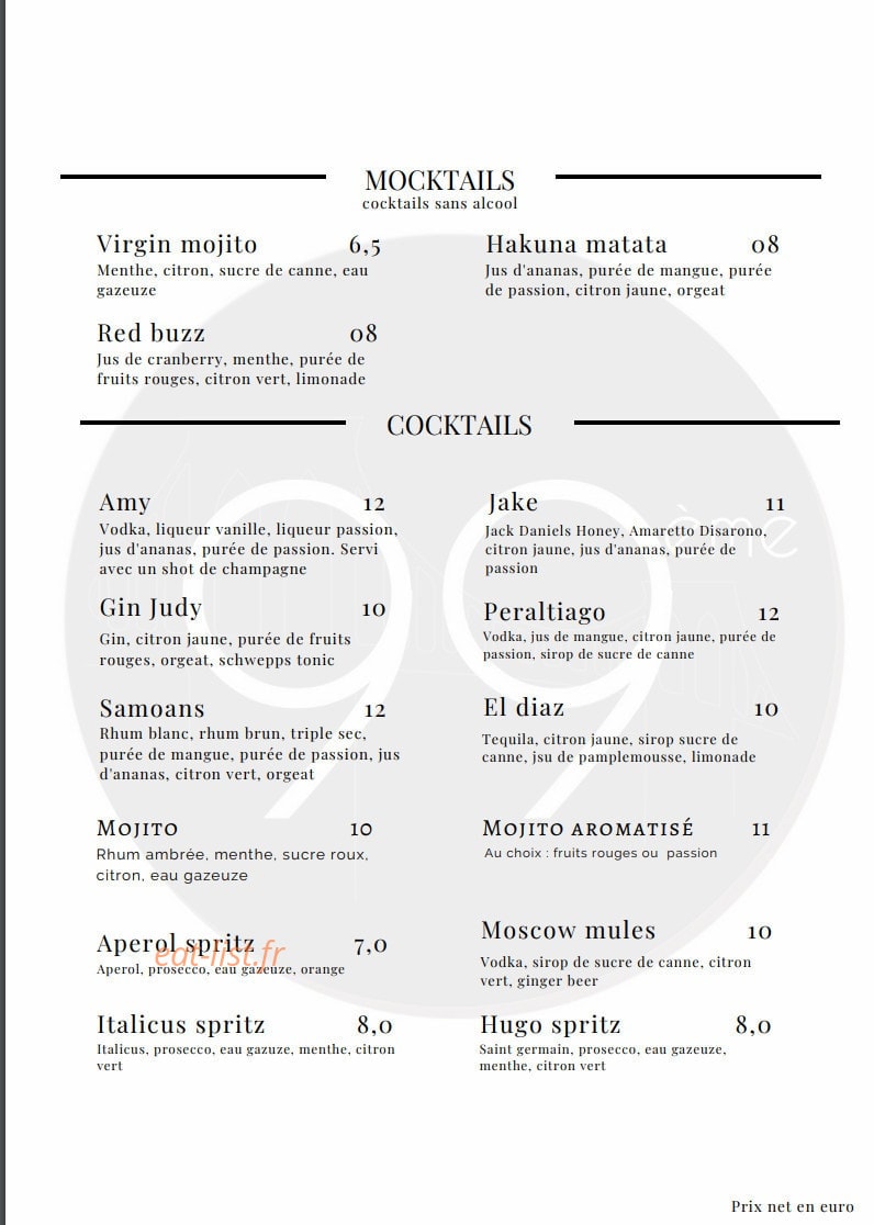 99ème — carte page 6