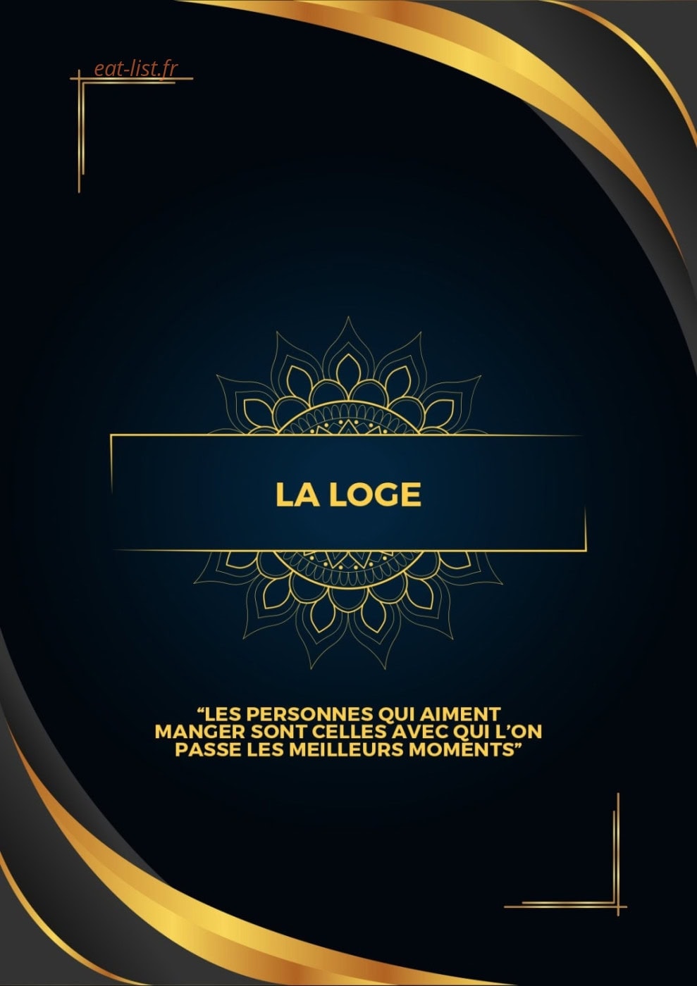 La Loge — carte page 1
