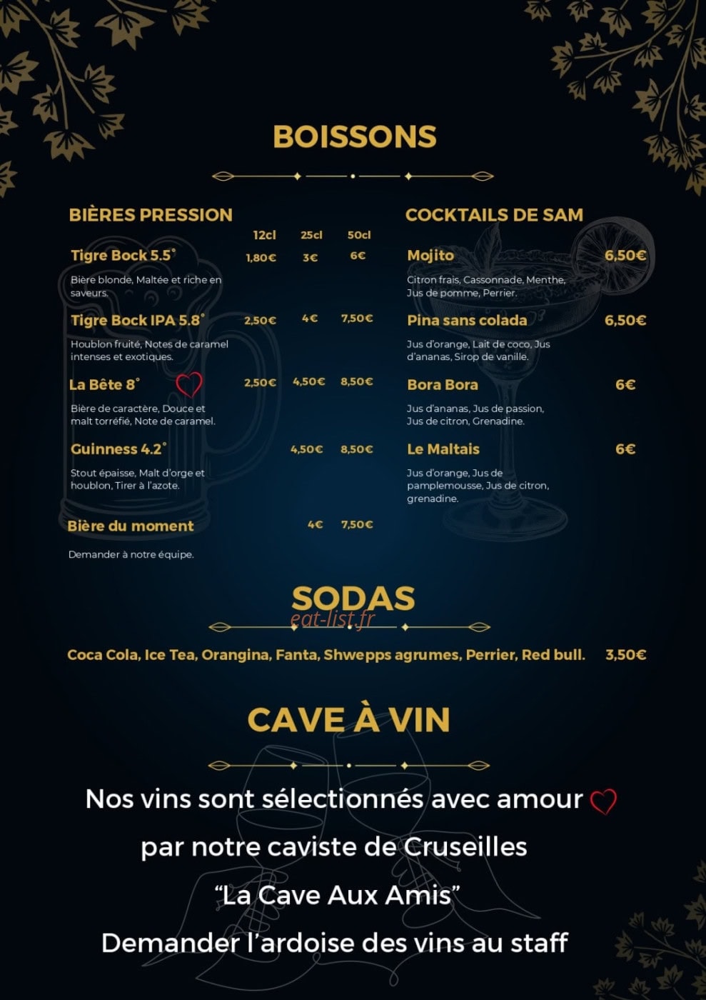 La Loge — carte page 3