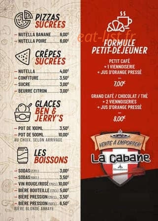 La Cabane — carte page 5