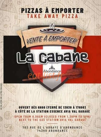 La Cabane — carte page 1