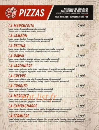 La Cabane — carte page 2