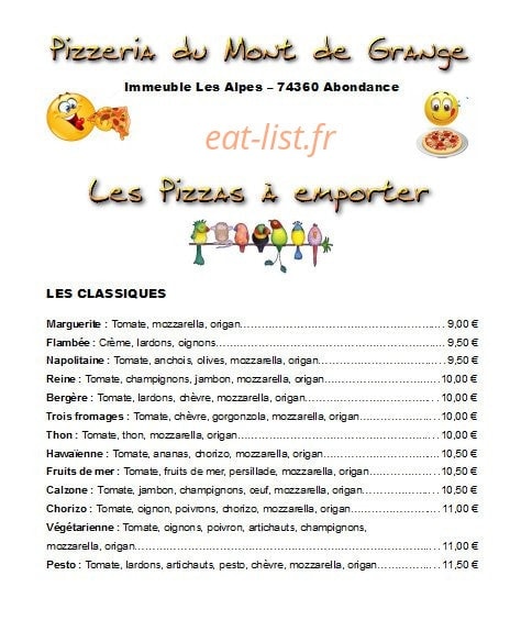 Le Mont de Grange — carte page 1