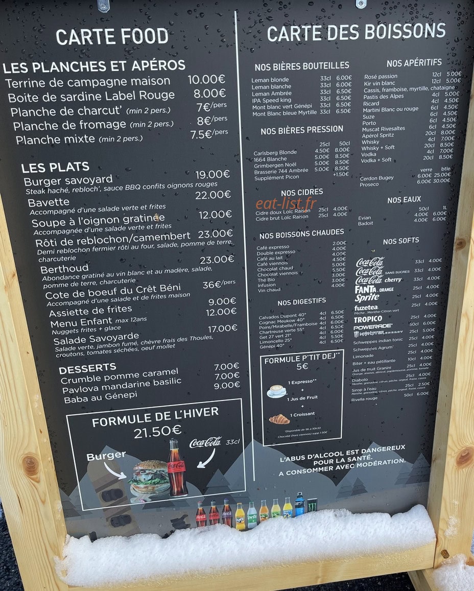 Le Crêt Béni — carte page 1