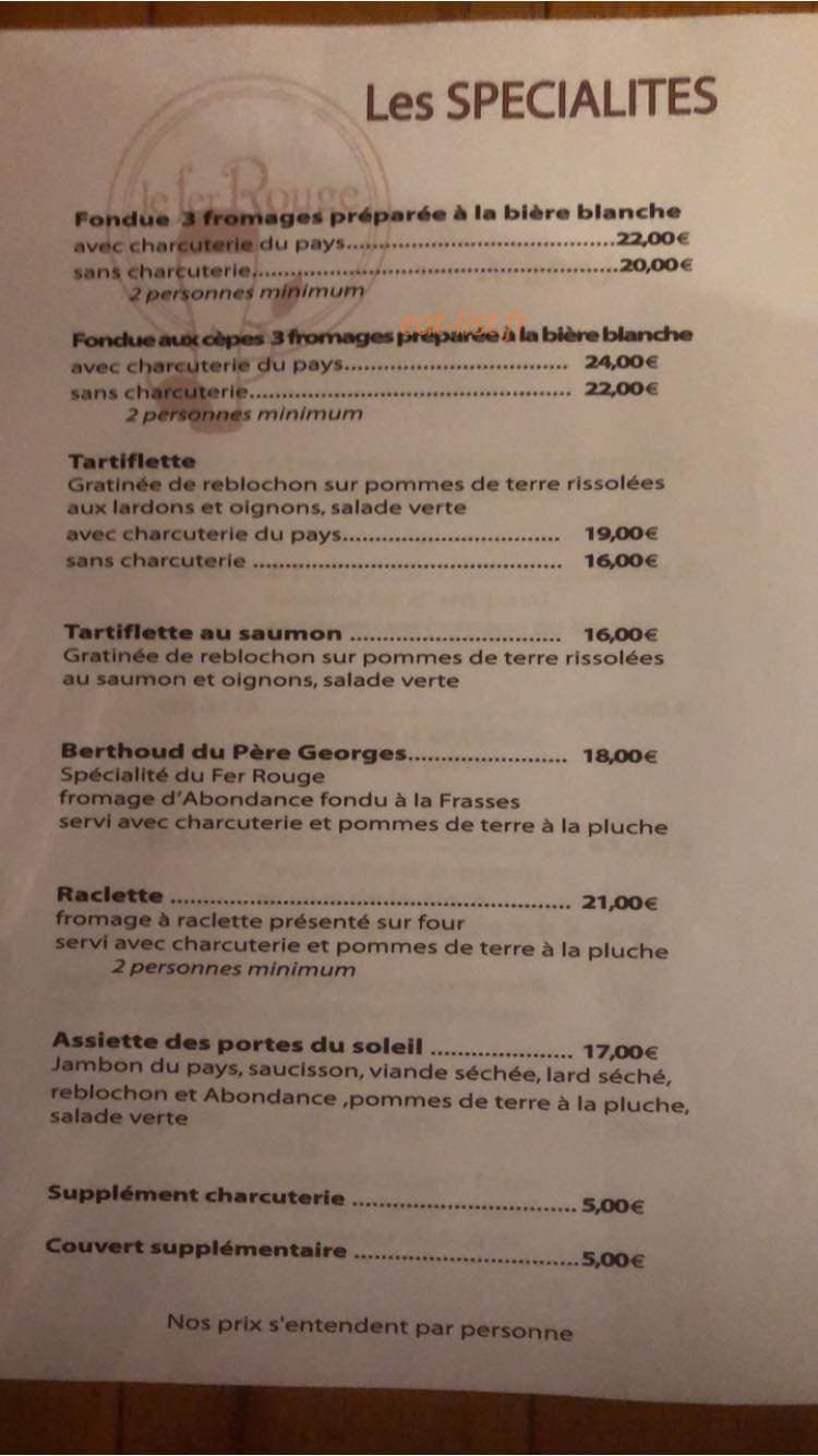 Le Fer Rouge — carte page 6