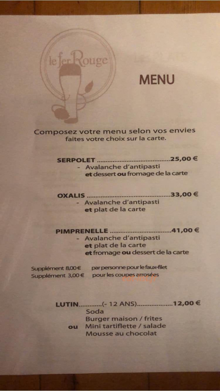 Le Fer Rouge — carte page 8