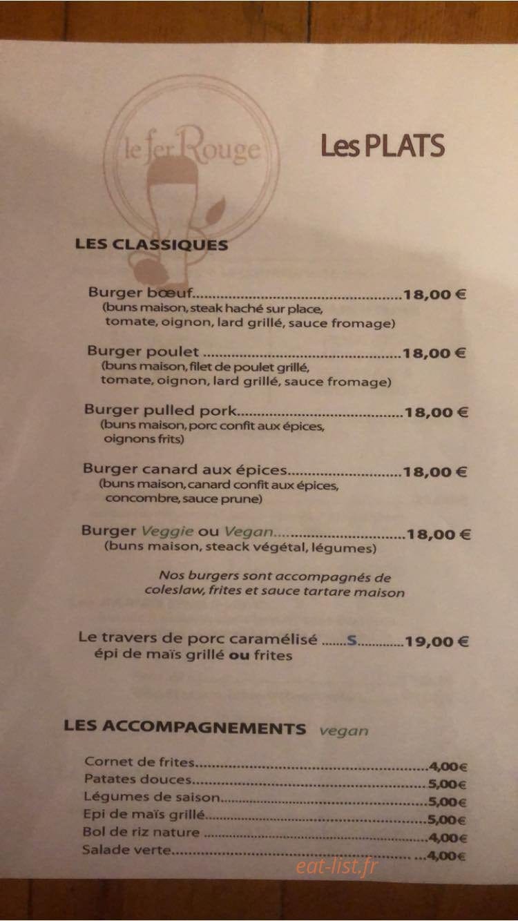 Le Fer Rouge — carte page 2