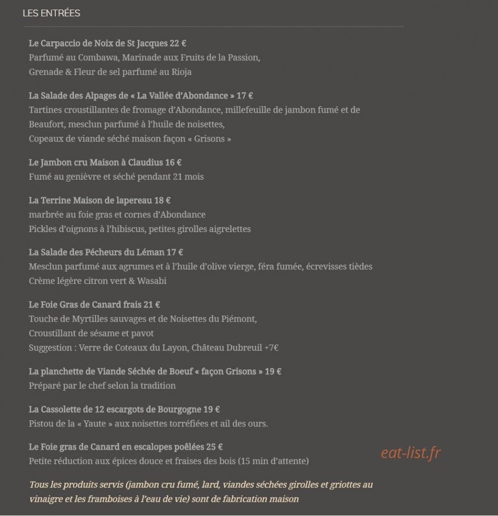 Les Gentianettes — carte page 4