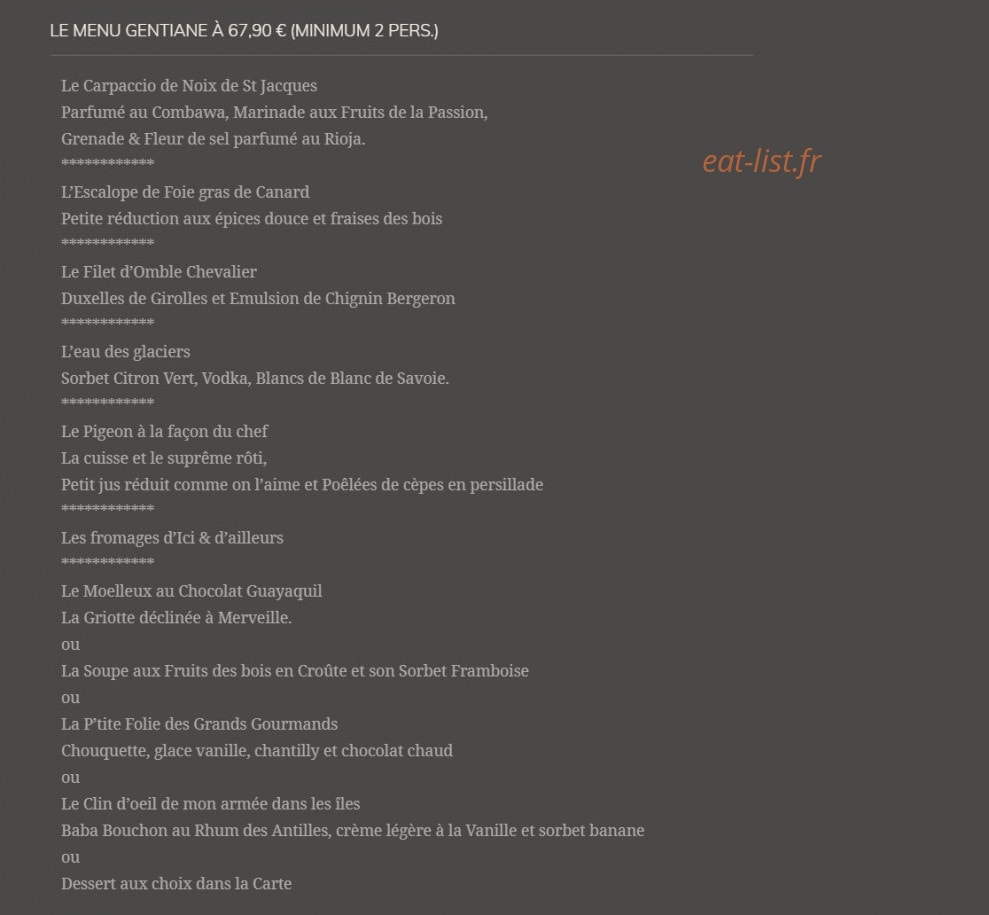 Les Gentianettes — carte page 9
