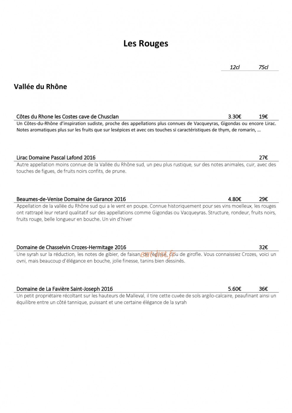 Petit Cochon — carte page 13