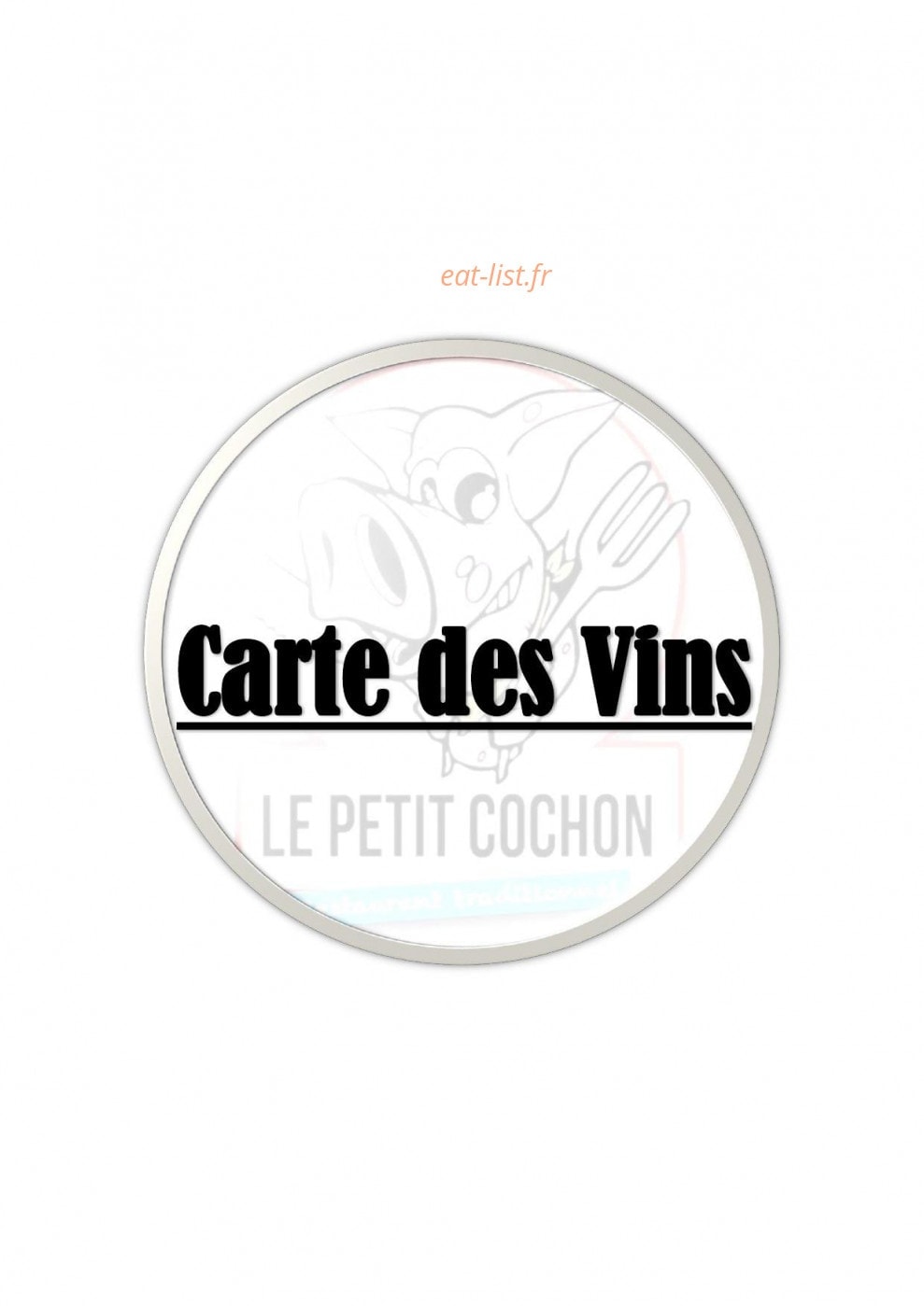 Petit Cochon — carte page 10
