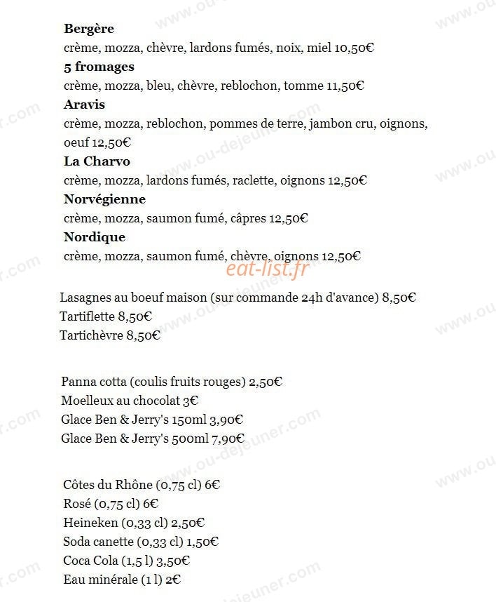 Le Menhir — carte page 2