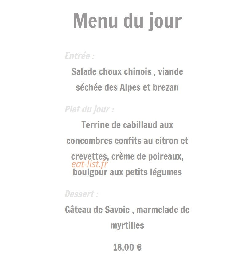 Au Fil Des Jours — carte page 1