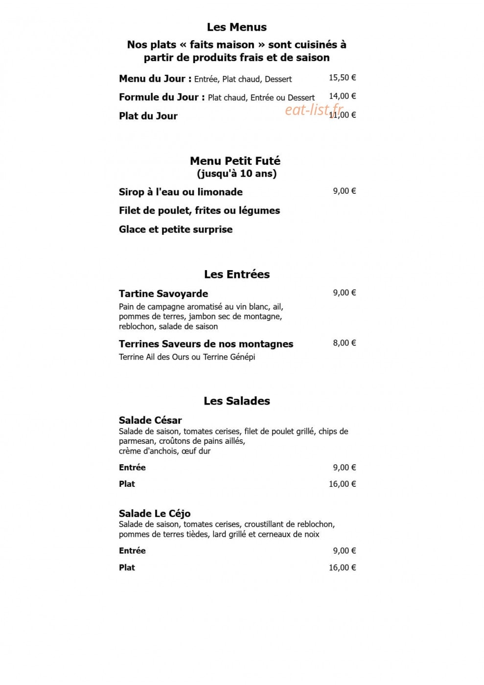 Le Céjo — carte page 1