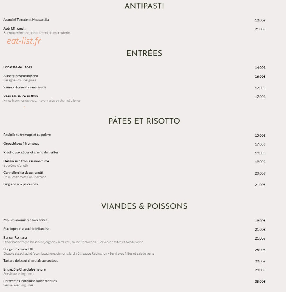 La Romana — carte page 1