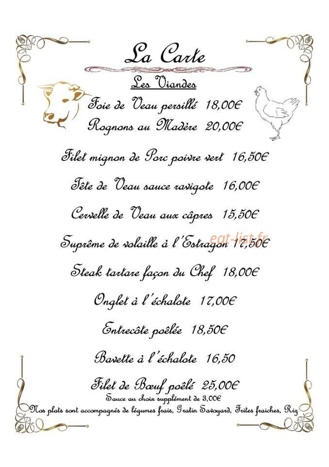 Au Vieux Pressoir — carte page 2