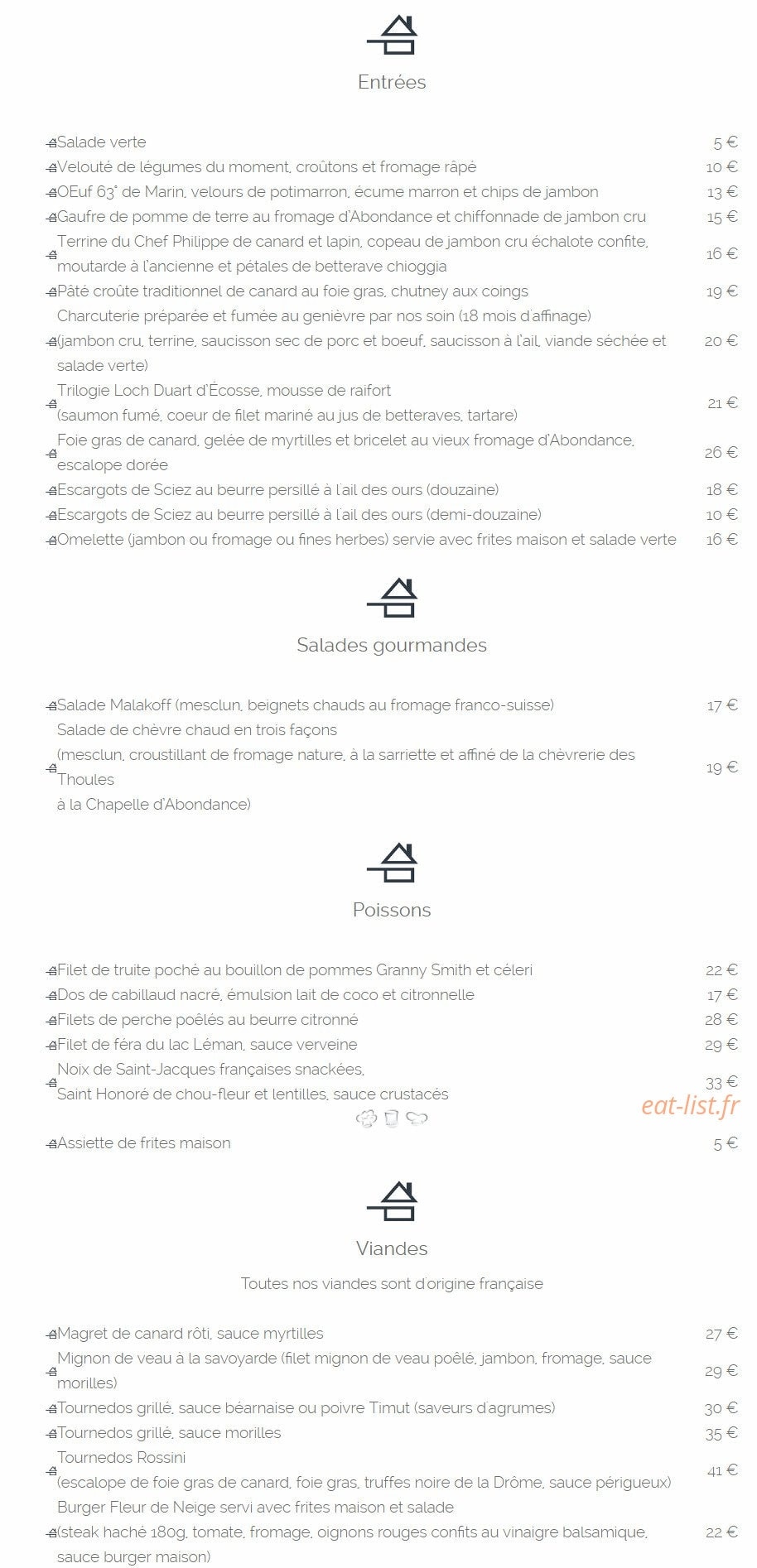 Fleur de Neige — carte page 1