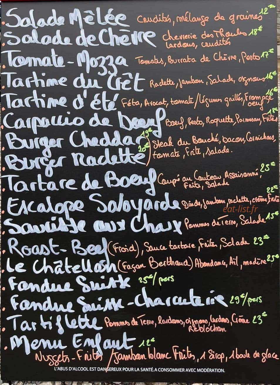 Le Crêt — carte page 1
