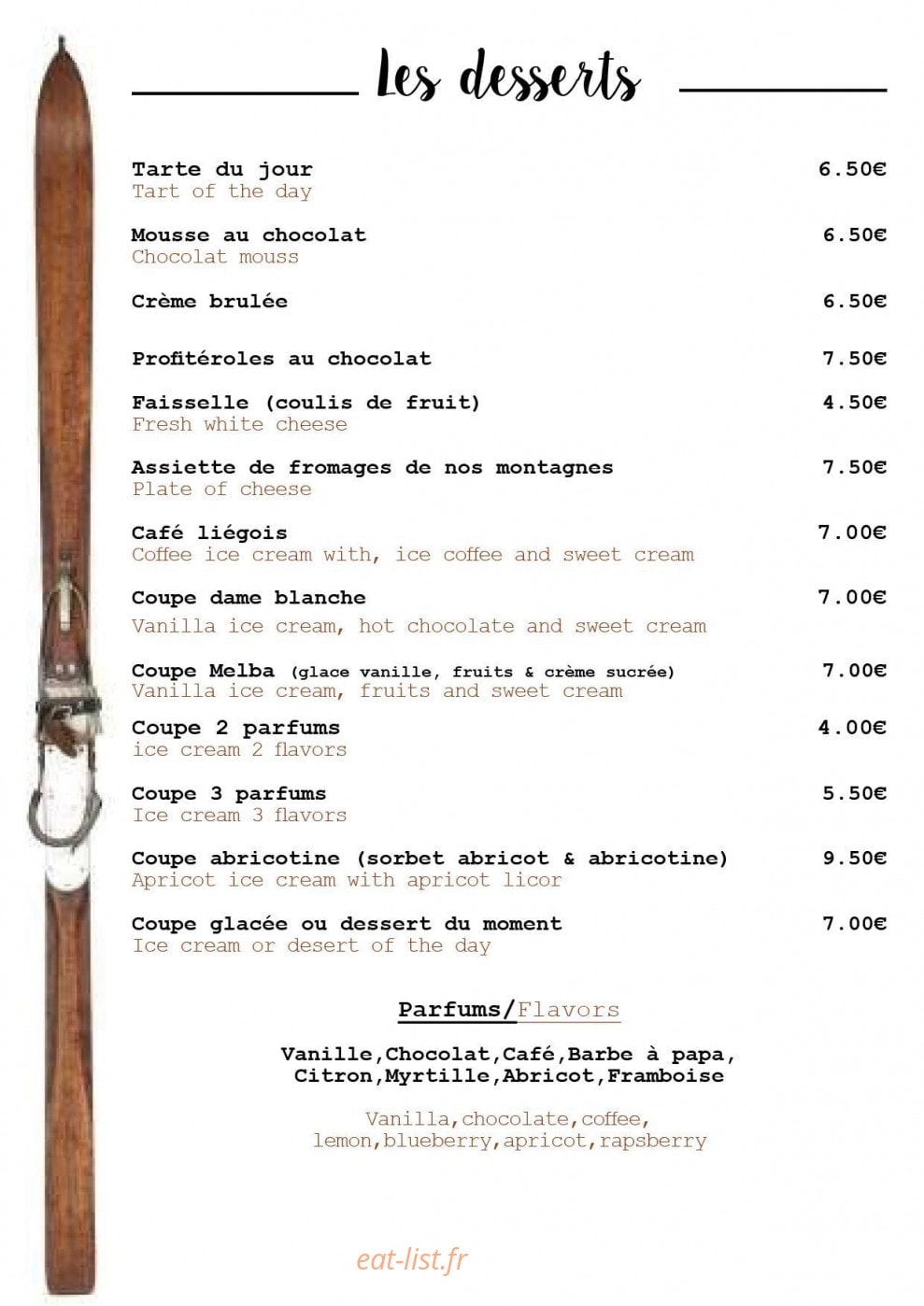 La fine bouche — carte page 4