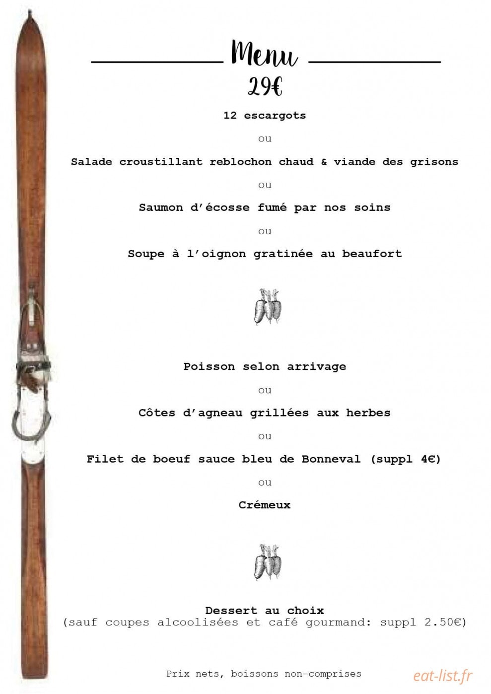 La fine bouche — carte page 5