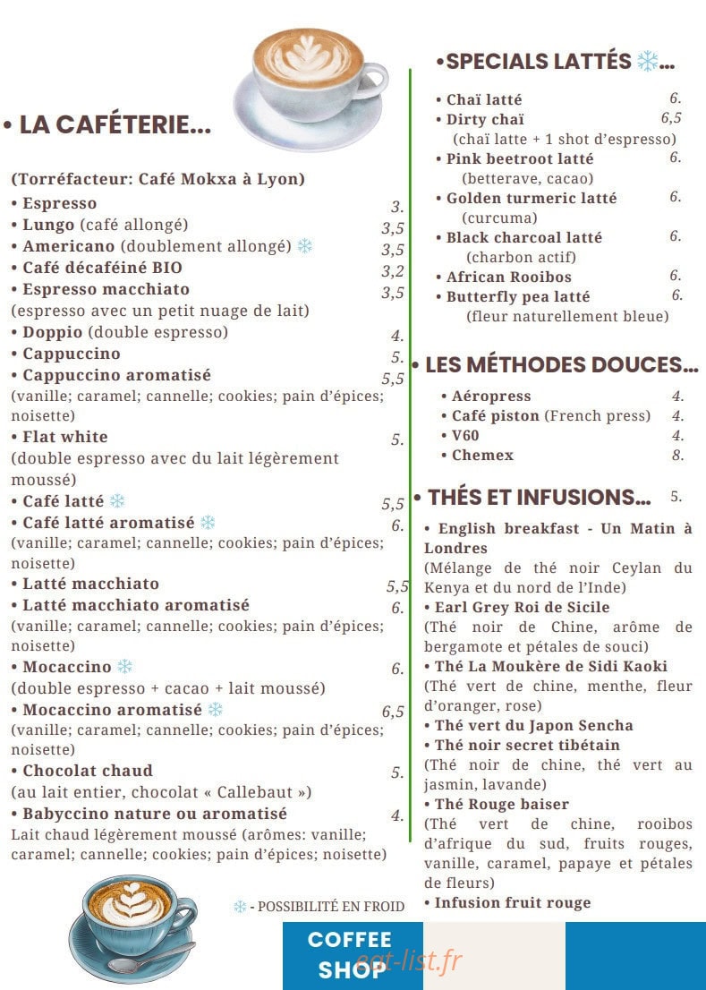 Arcus Coffee — carte page 10