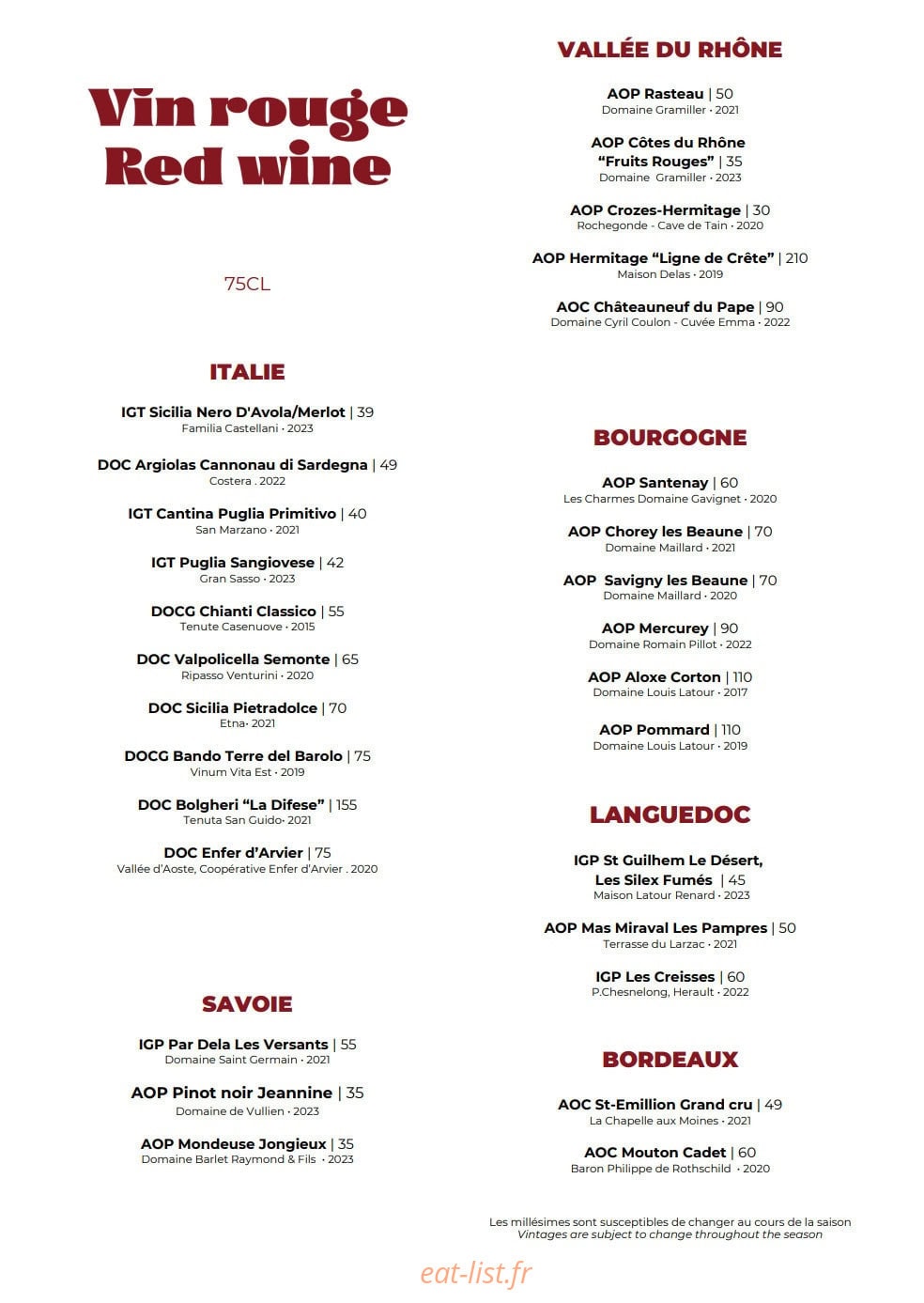 Casa Nonna — carte page 7