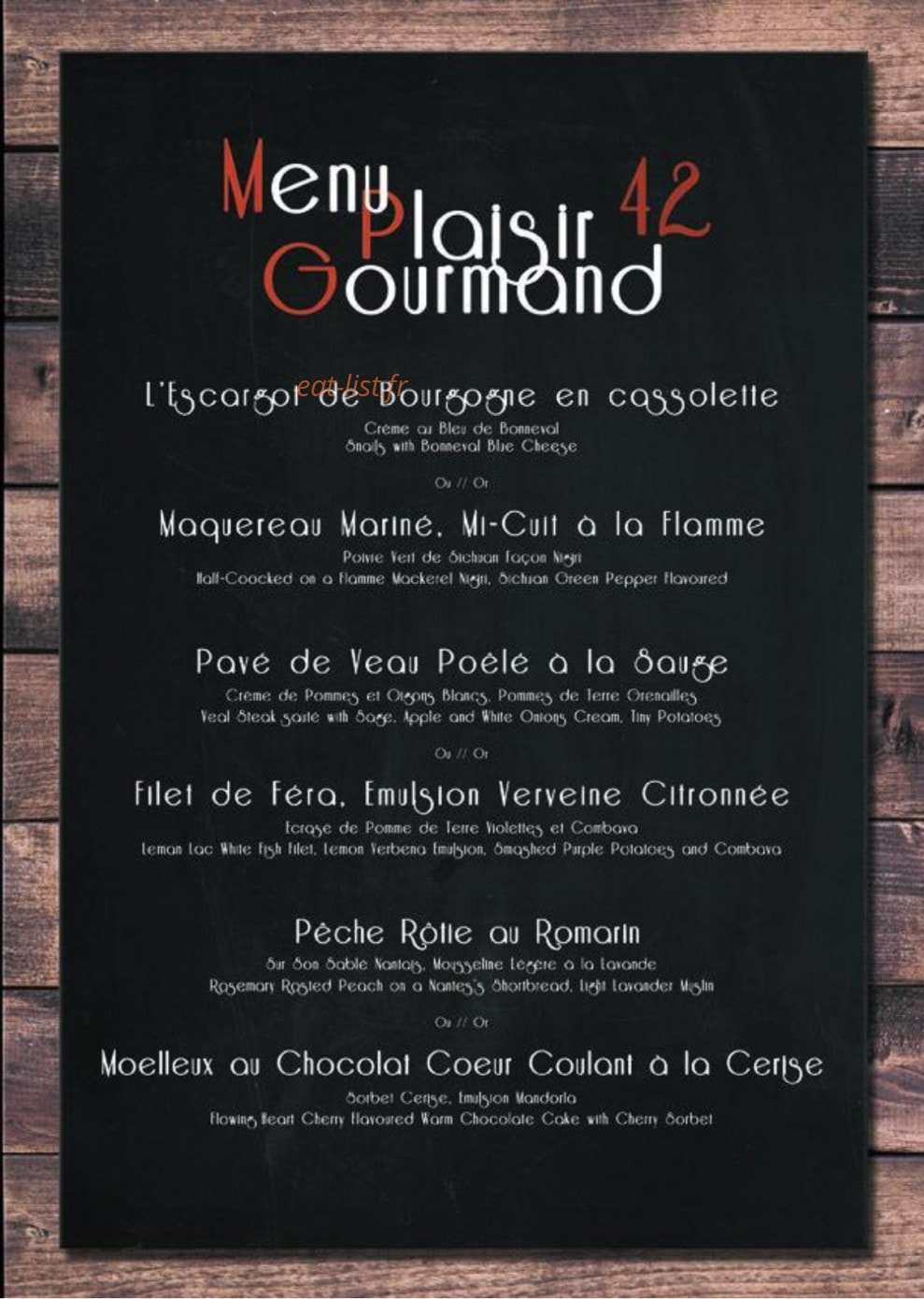 Chez Constant — carte page 3