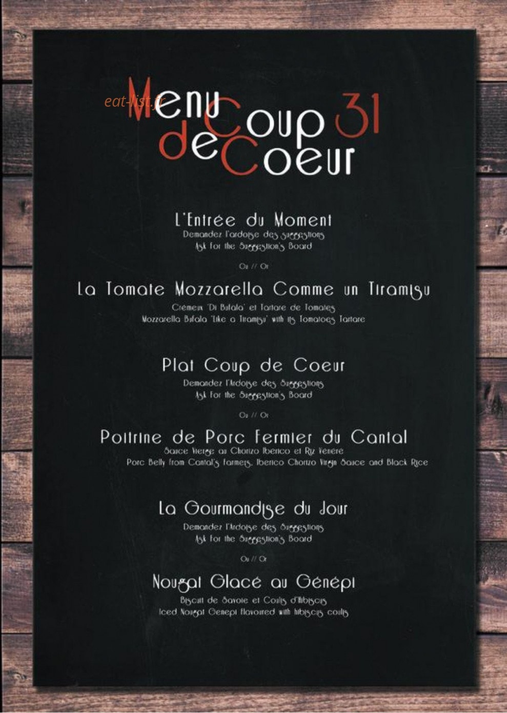 Chez Constant — carte page 2