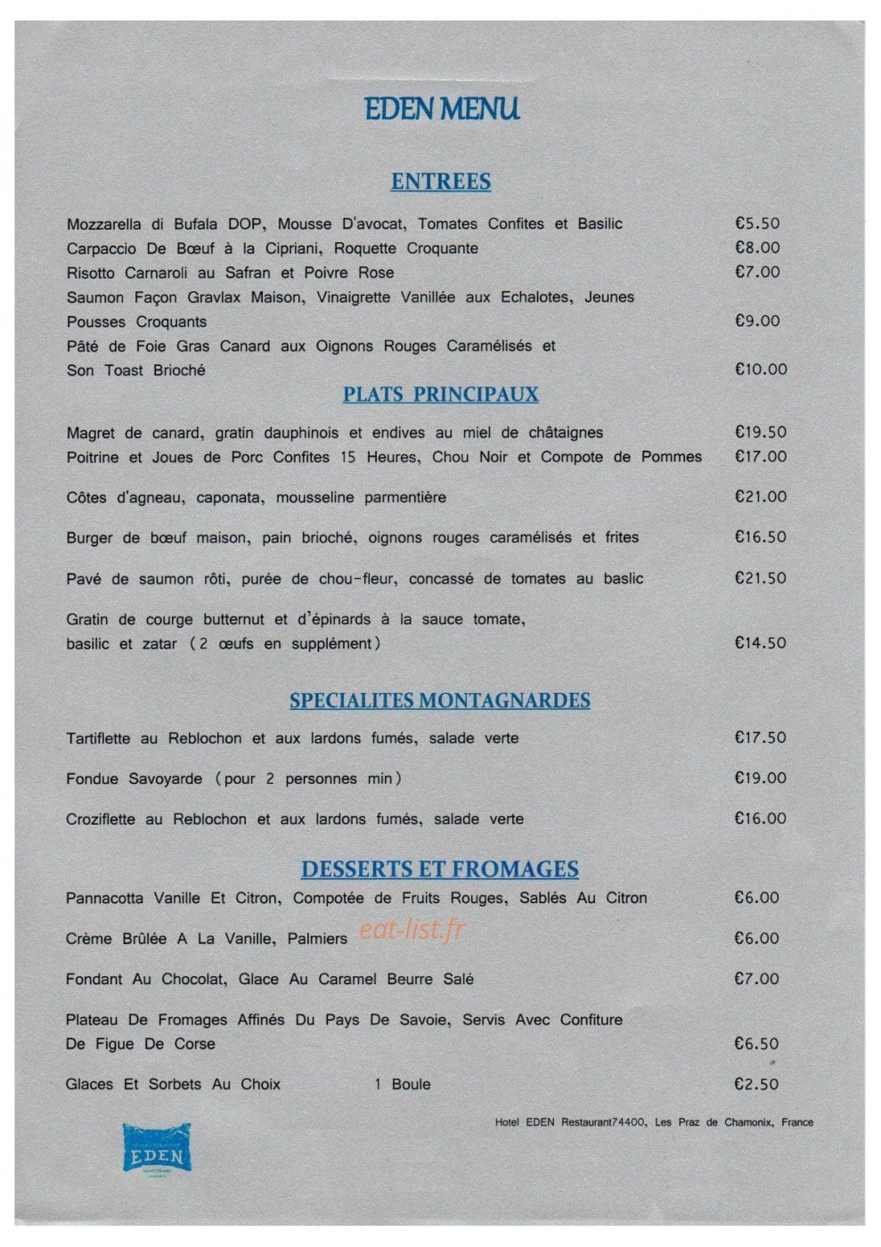 Eden — carte page 1