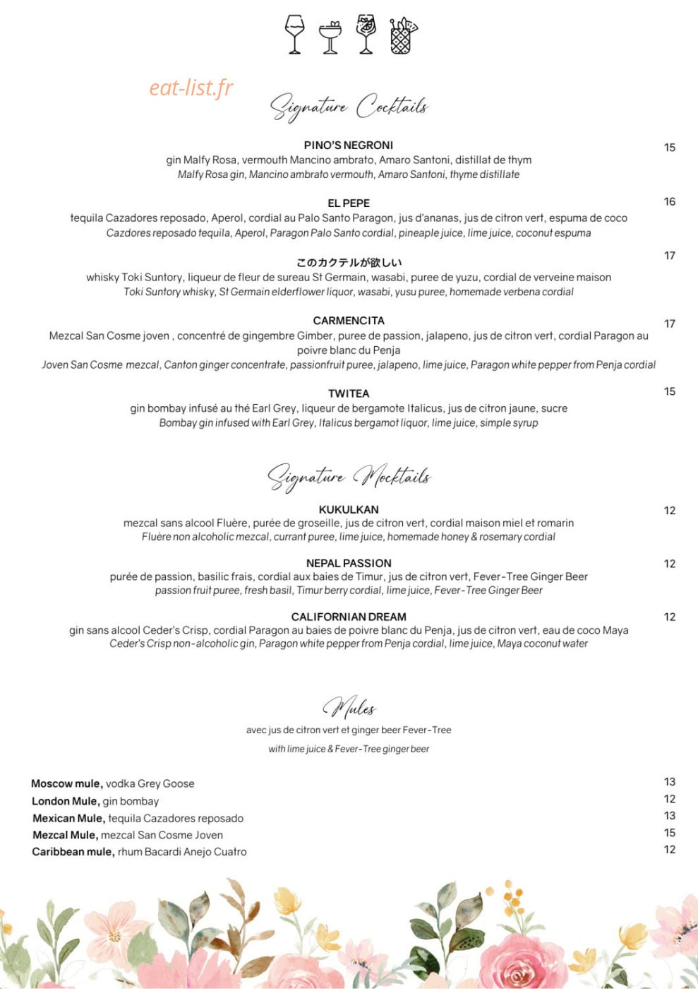 Joia — carte page 2