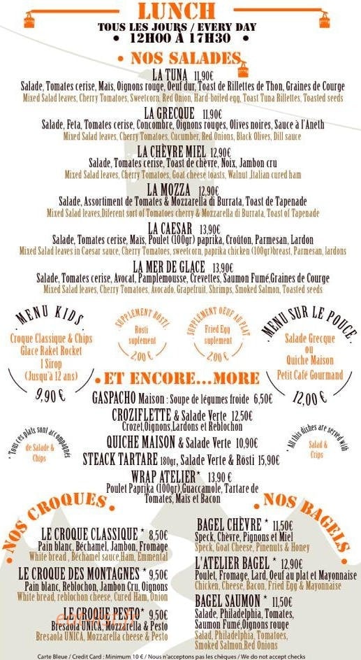 L'Atelier — carte page 4
