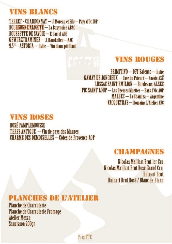 L'Atelier — carte page 6