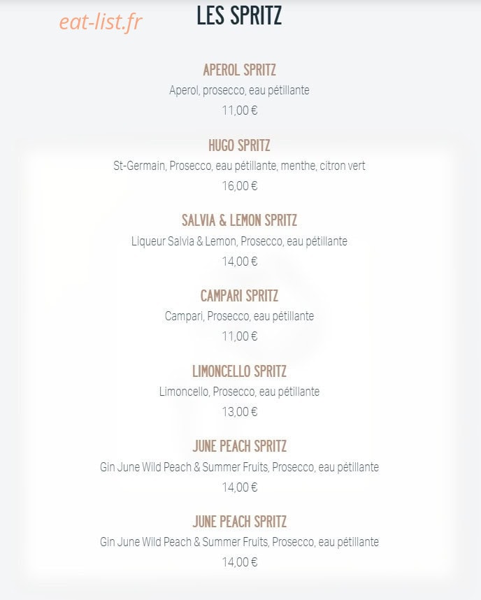 L'Hydromel — carte page 29
