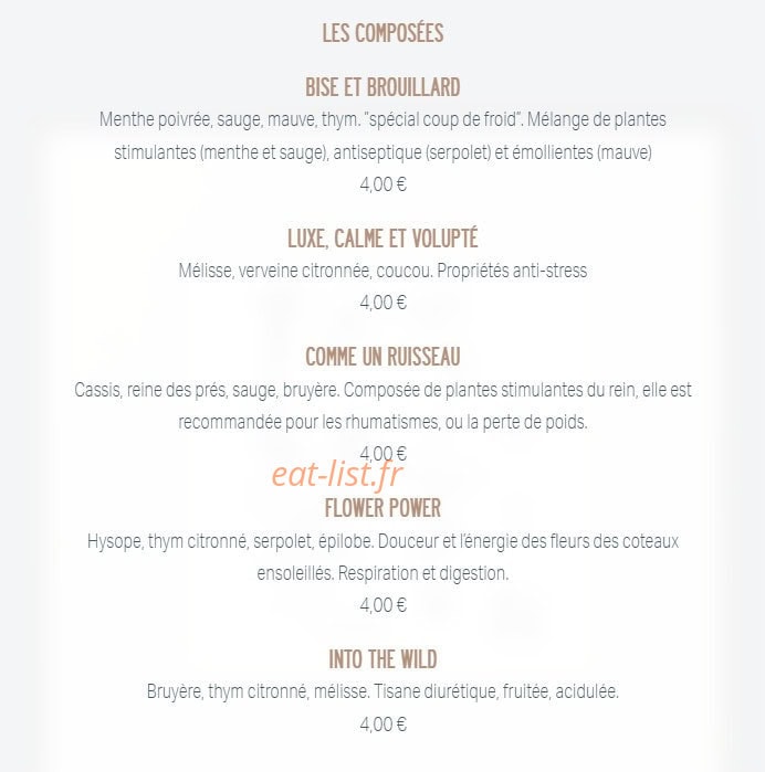 L'Hydromel — carte page 36