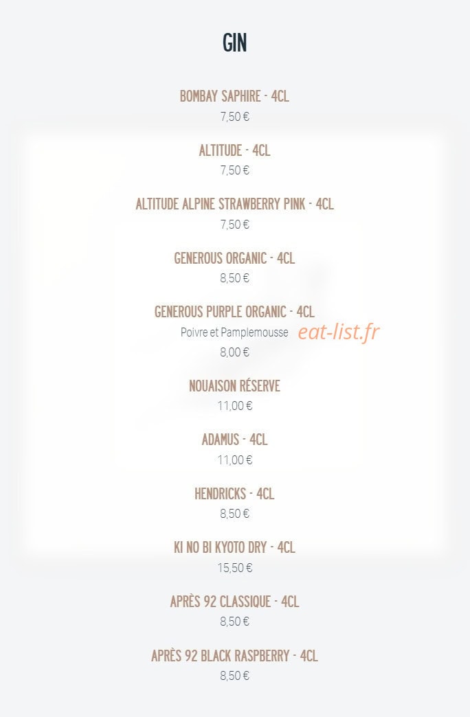 L'Hydromel — carte page 19