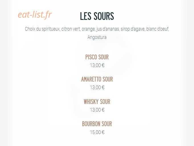 L'Hydromel — carte page 32