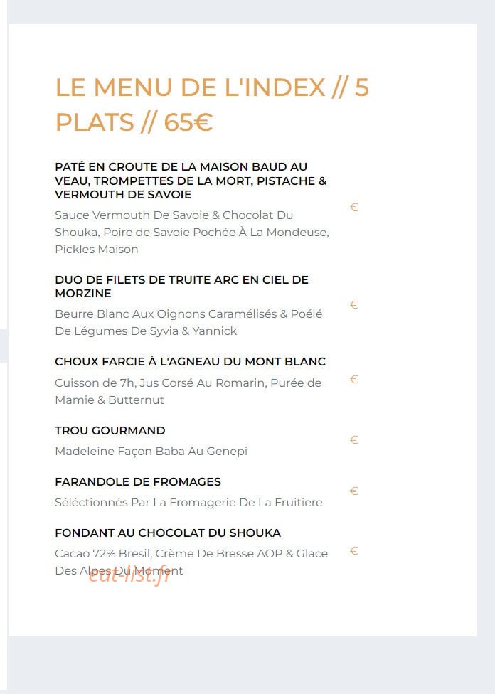 L'Index — carte page 4