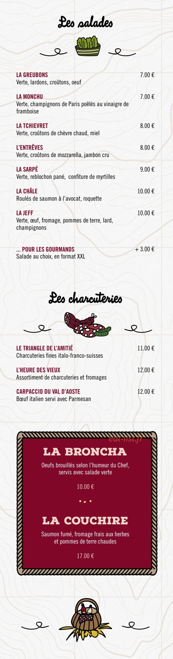 La cremerie du glacier — carte page 2