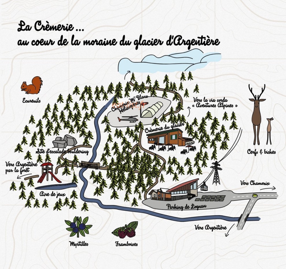 La cremerie du glacier — carte page 9